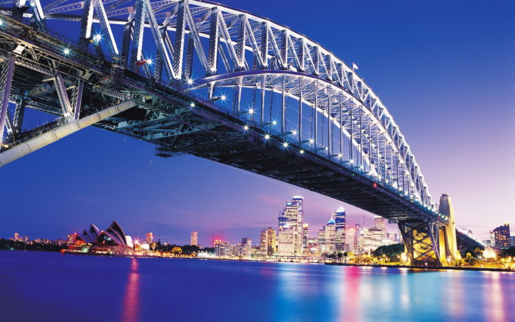 city, Sidney, Harbour, Bridge, Australia HD Wallpaper Desktop Background