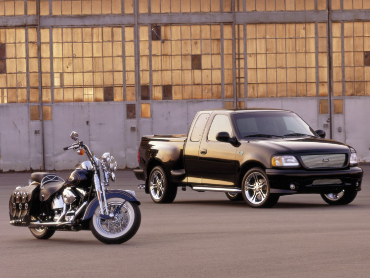 2000, Ford, F 150, Harley, Davidson, Pickup HD Wallpaper Desktop Background