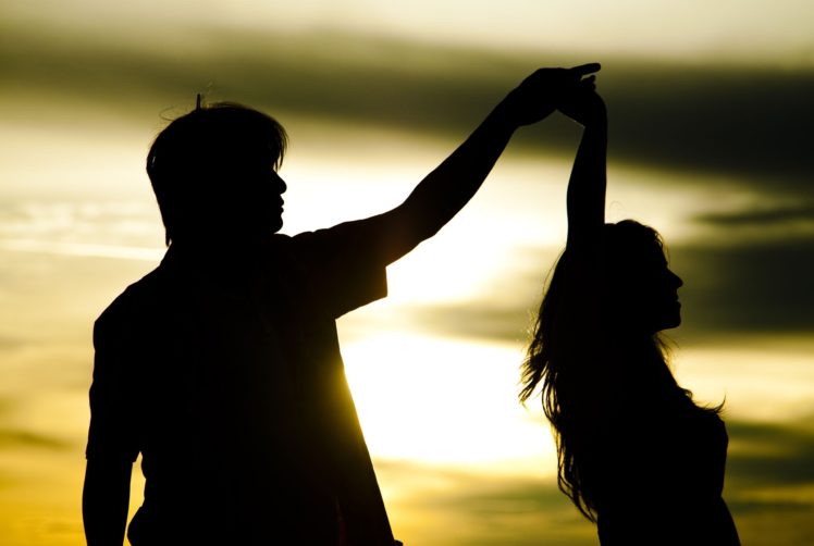 man, Mood, Boy, Girl, Love, Silhouette, Sunset HD Wallpaper Desktop Background