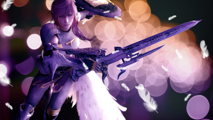 final, Fantasy, Xiii, Warrior, Sword, Games, Girl HD Wallpaper Desktop Background