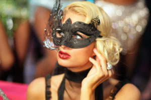 paris, Hilton, Women, Blonde, Actress, Model, Mask