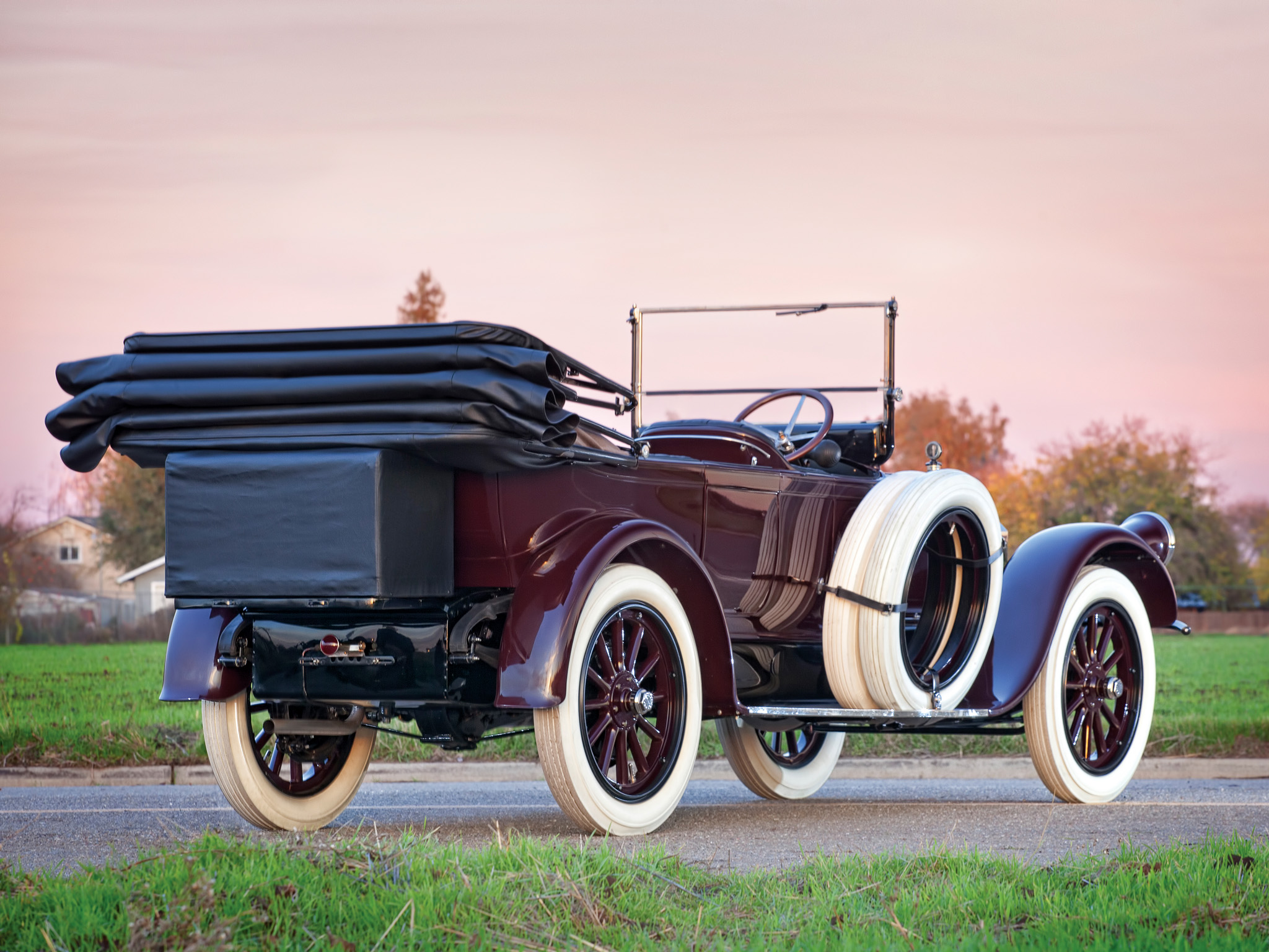 1916, Pierce, Arrow, Model 48, 7 passenger, Touring, Series 4, Retro, Gh Wallpaper