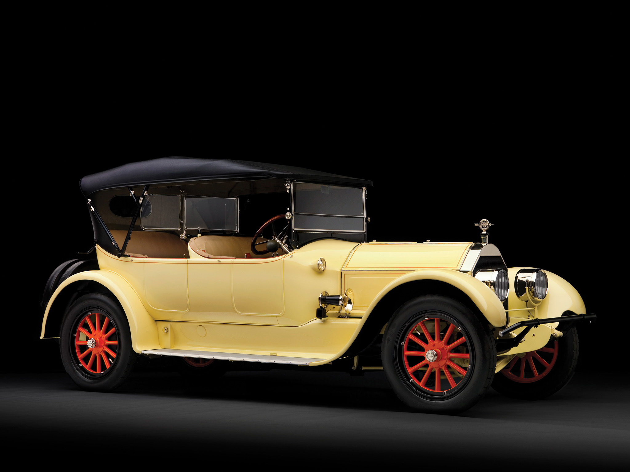 1917, Pierce, Arrow, Model 48b, Touring, Series 4, Retro Wallpaper