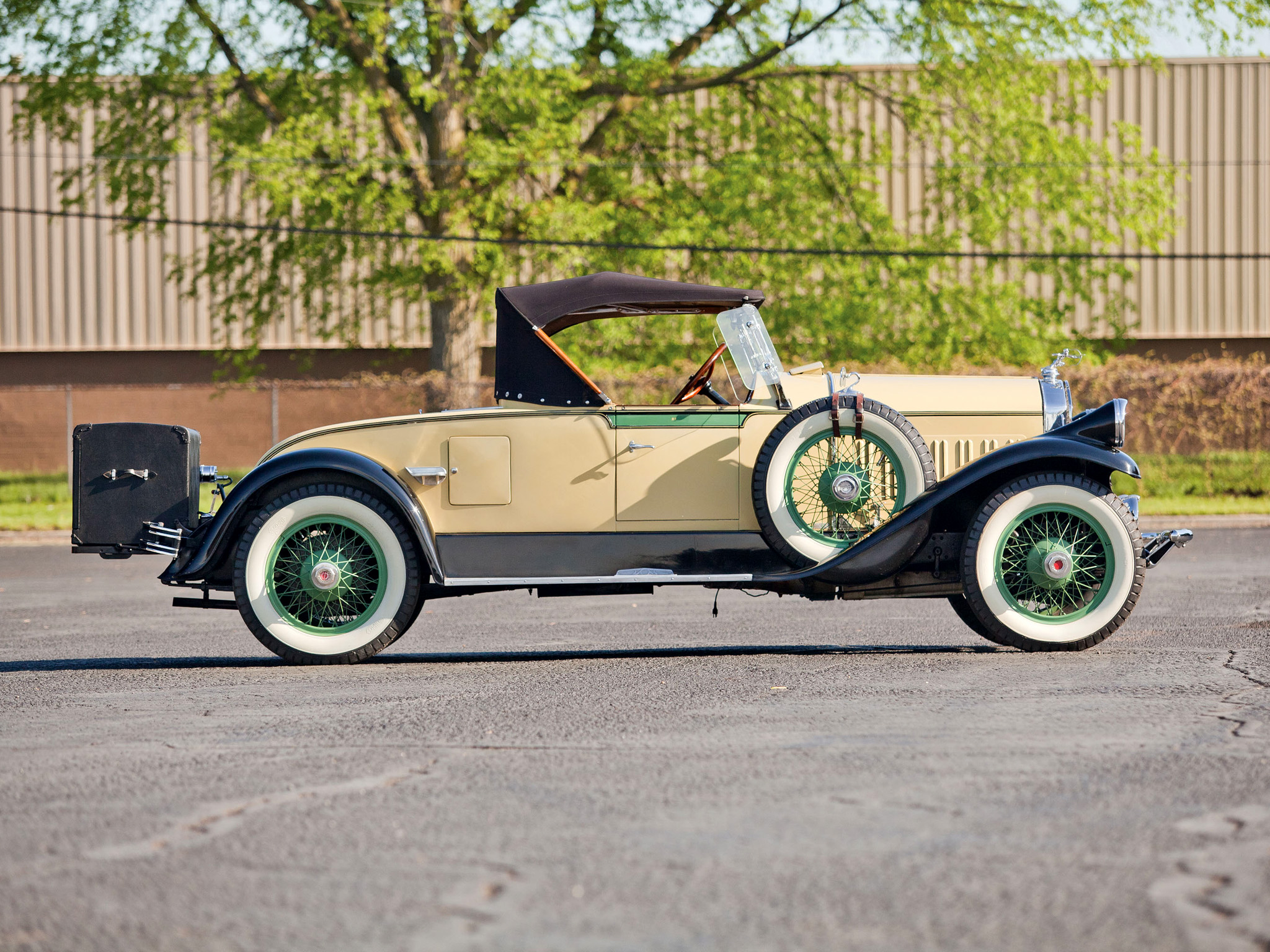 1928, Pierce, Arrow, Model 81, Rumbleseat, Roadster, Retro Wallpaper