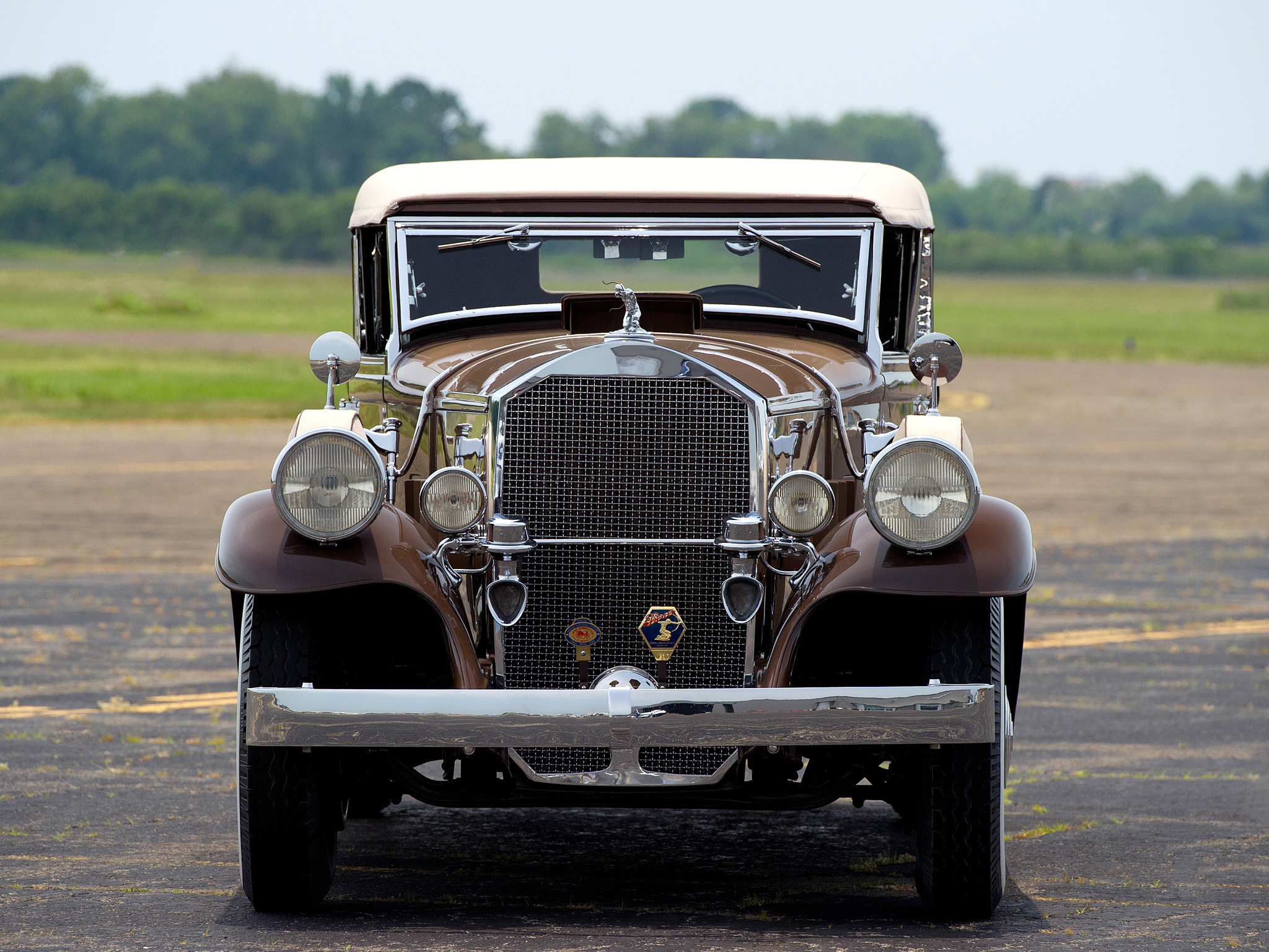 1932, Pierce, Arrow, Model 54, Convertible, Sedan, Retro, Luxury Wallpaper