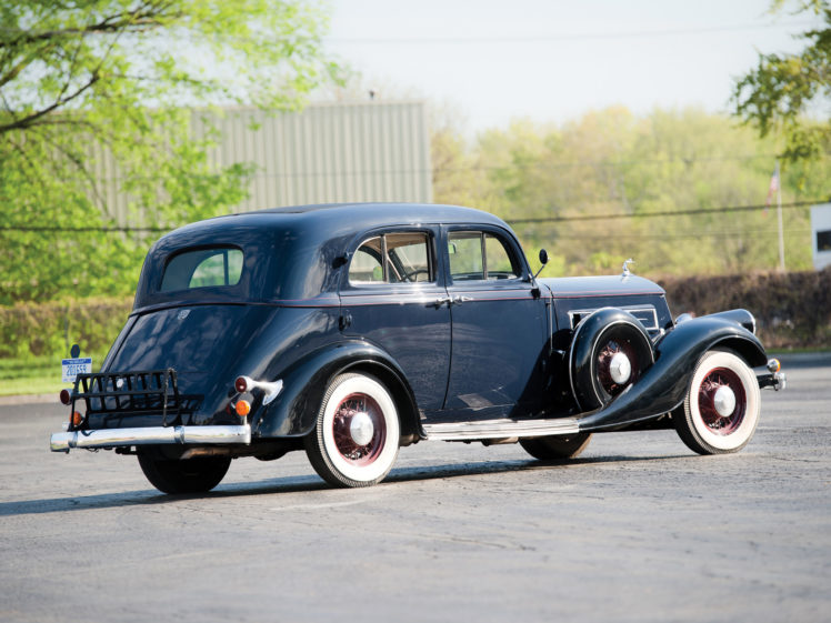1934, Pierce, Arrow, Model 836a, 4 door, Sedan, Retro HD Wallpaper Desktop Background
