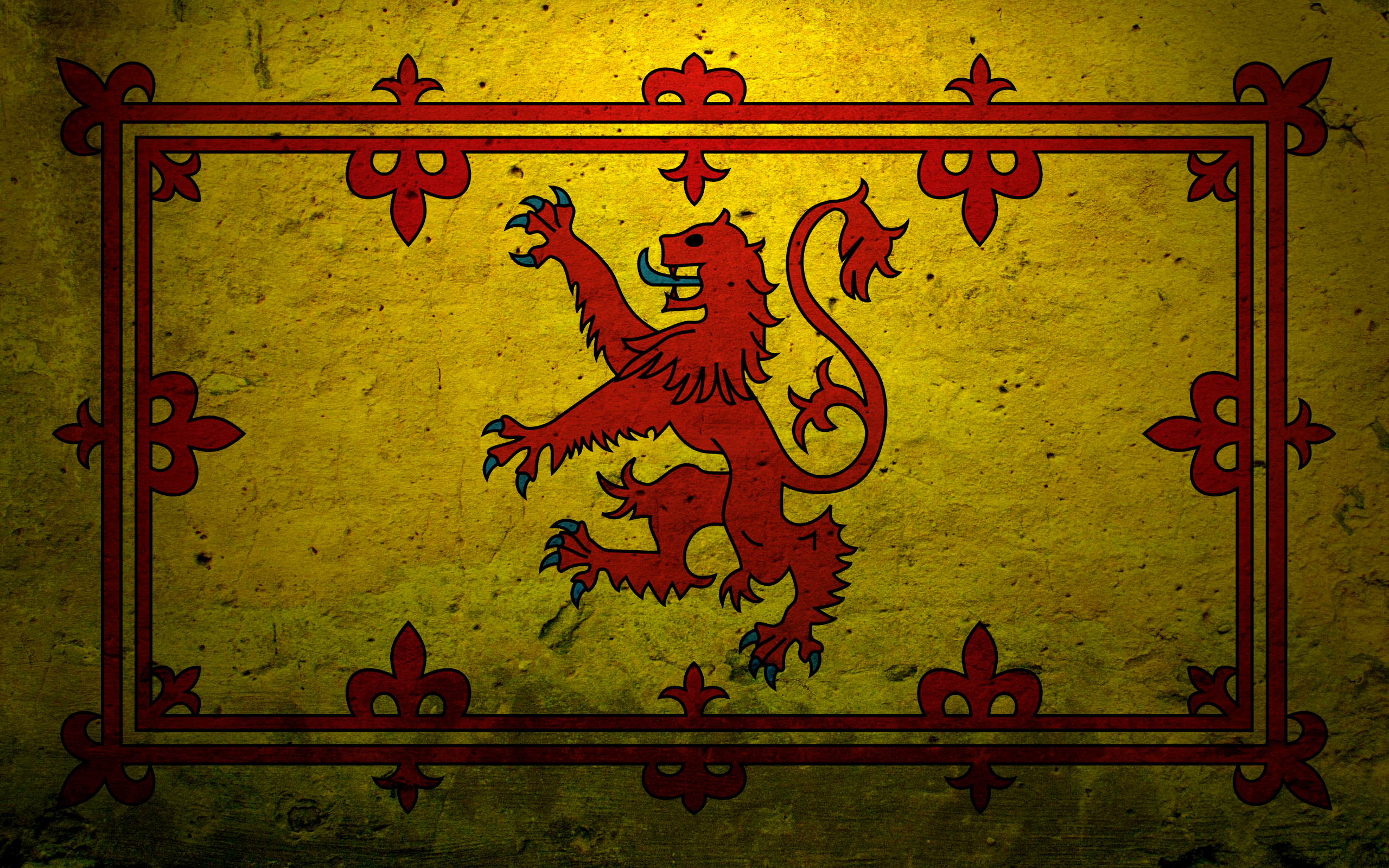 scotland, Emblem, Lions Wallpaper