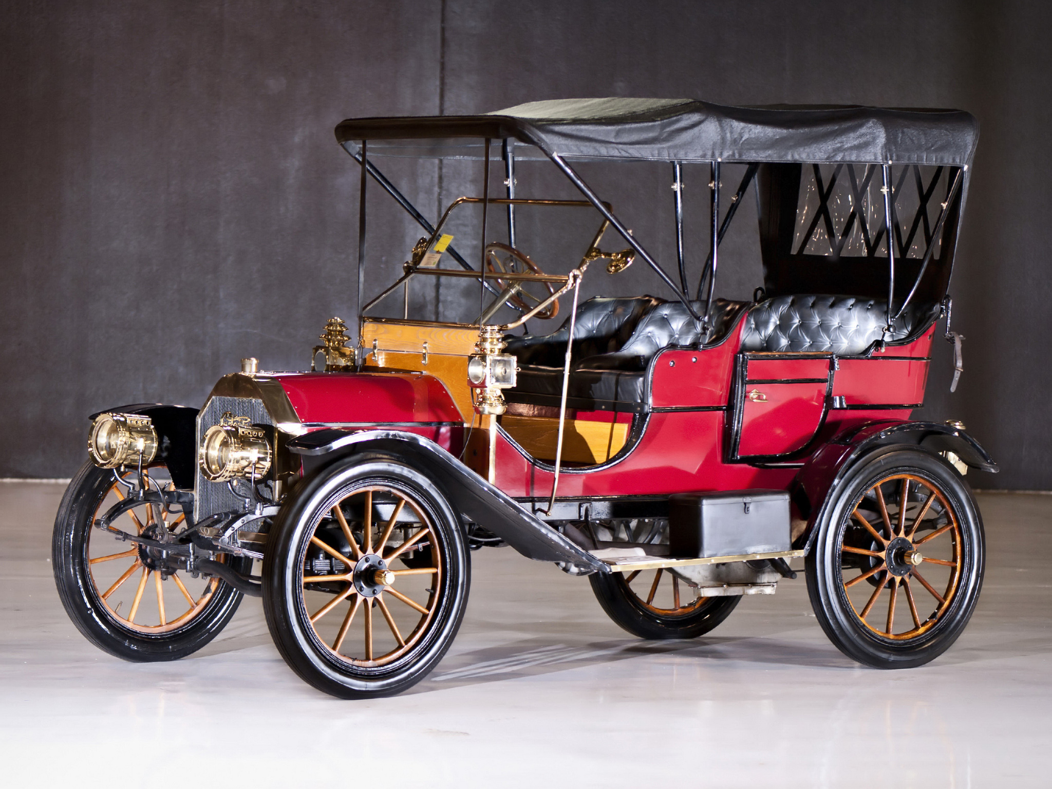 1909, Cartercar, Model h, Touring, Retro Wallpaper