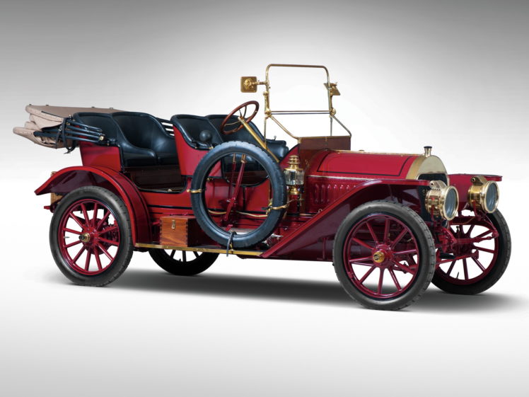 1909, Washington, Model a1, 30 hp, Touring, Retro HD Wallpaper Desktop Background