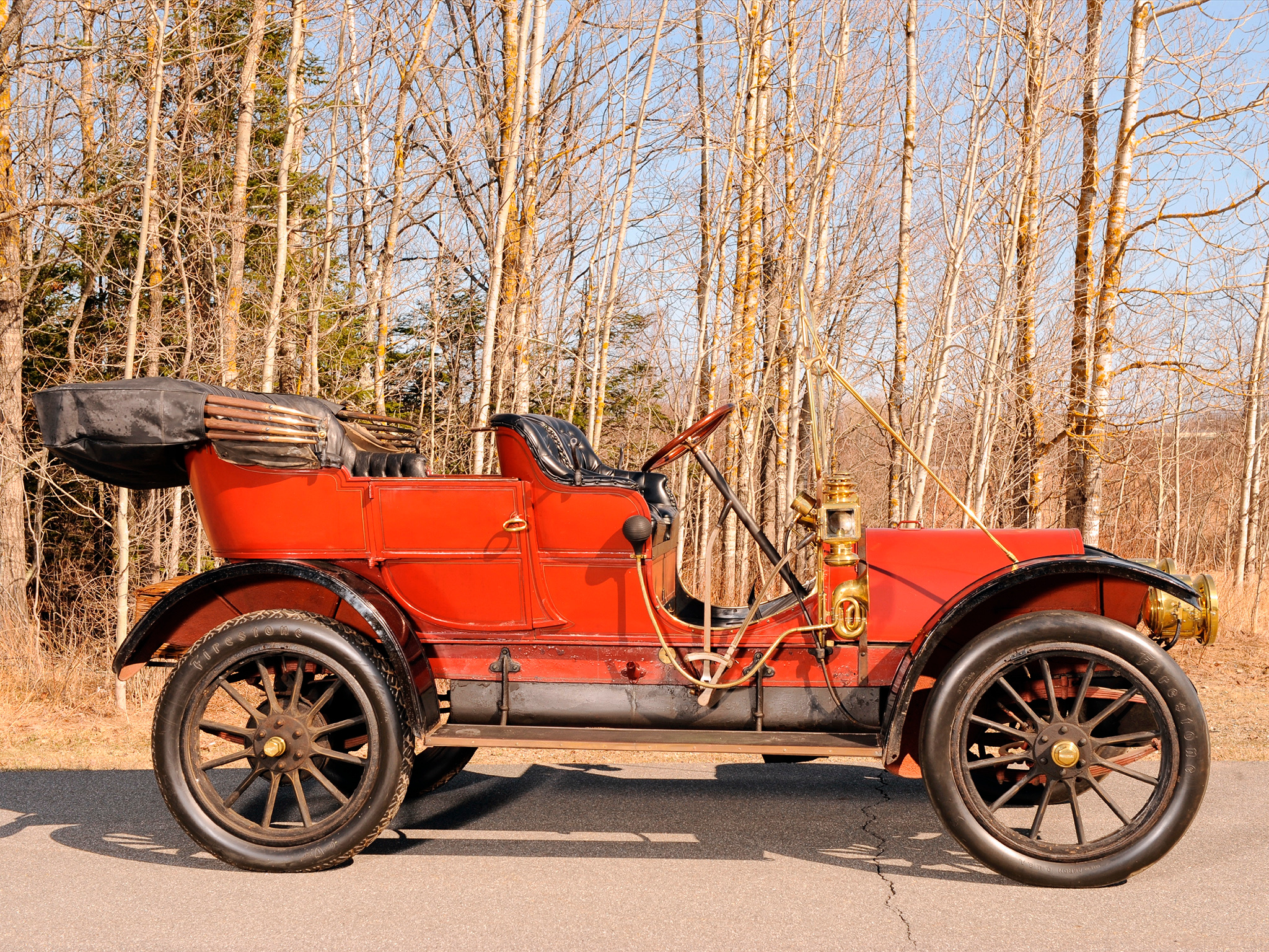 1910, Franklin, Model g, Touring, Retro, Gd Wallpaper