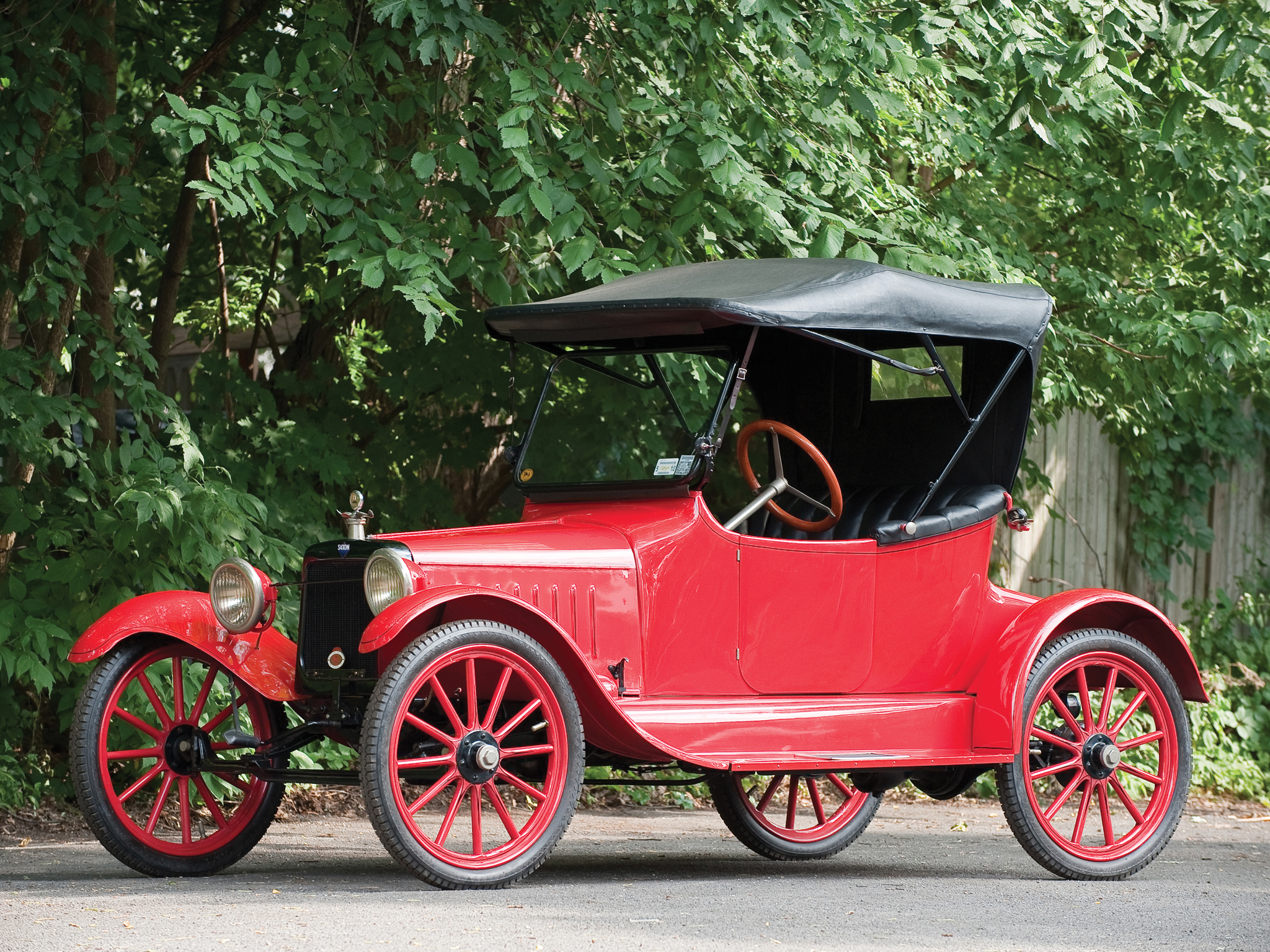 1914, Saxon, Model a, Roadster, Retro Wallpaper