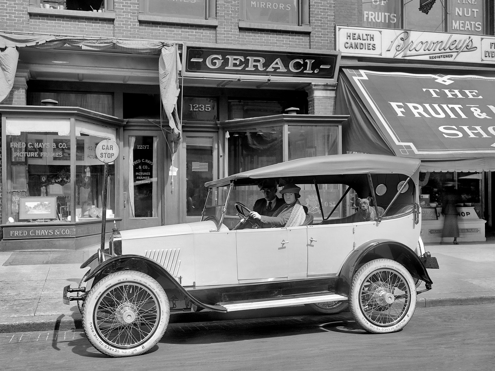 1920, Allen, Model 43, Touring, Retro Wallpaper