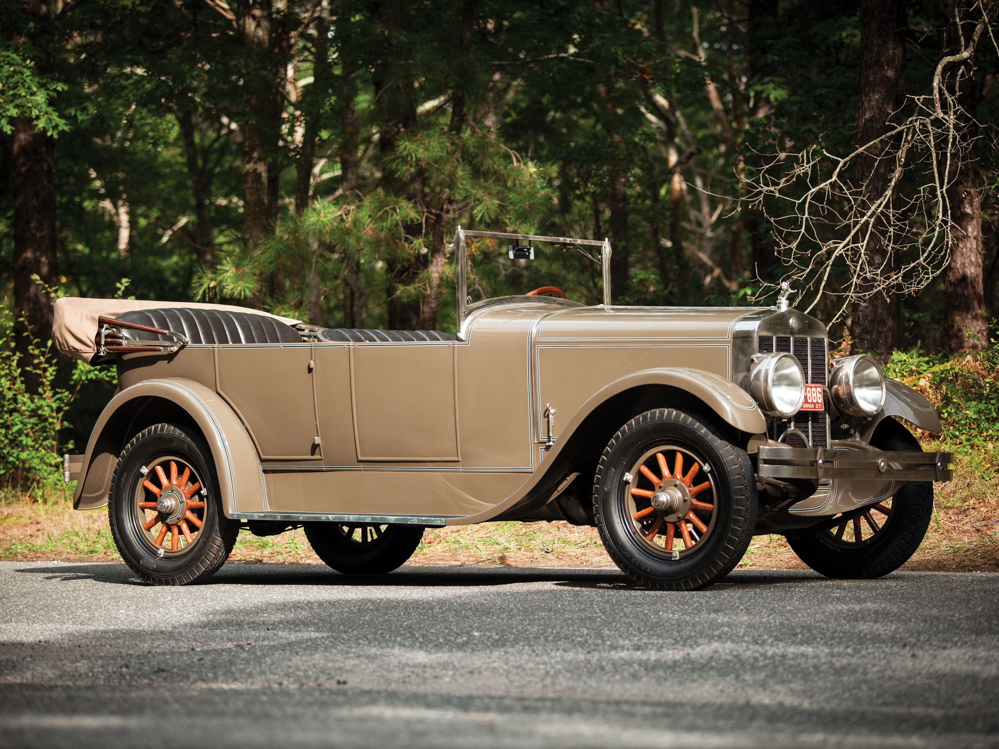 1927, Franklin, Model 11b, Sport, Touring, Retro, Fs Wallpaper