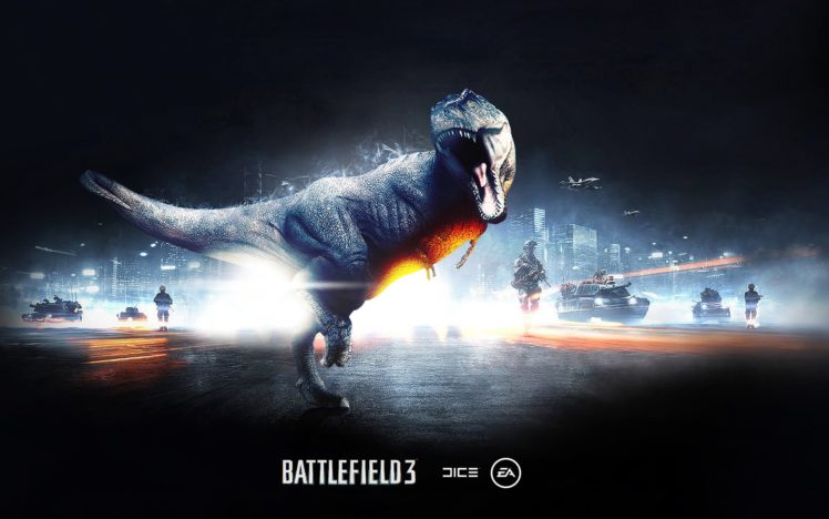 video, Games, Battlefield, Battlefield, 3, Tyrannosaurus, Rex HD Wallpaper Desktop Background
