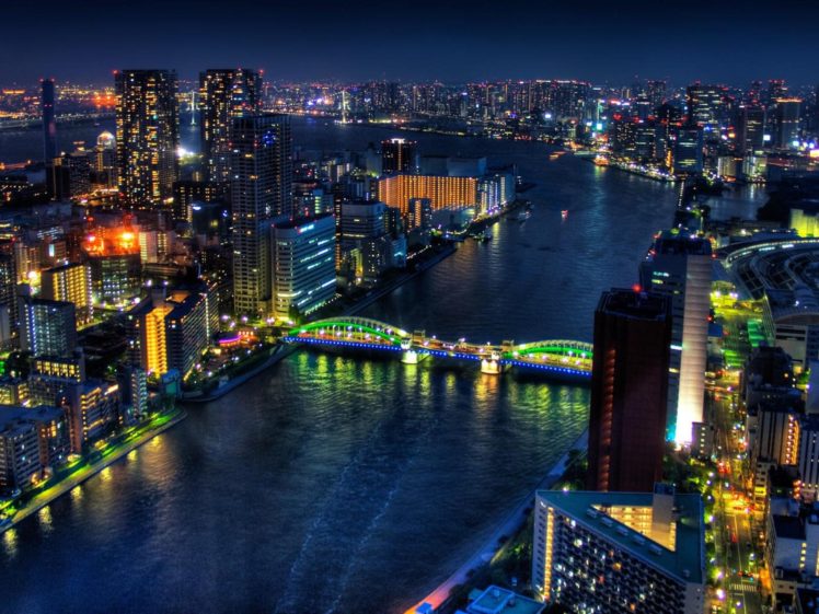 japan, Tokyo, Night, Citylights, Cities HD Wallpaper Desktop Background