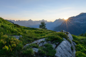 switzerland, Alps, Switzerland, Mountains, Dawn, Sunrise