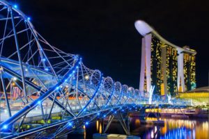 night, City, Hotel, Singapore