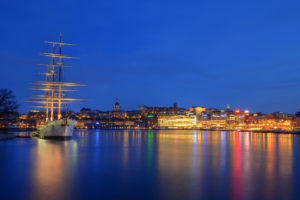 skeppsholmen, Stockholm, City, Night, Lights