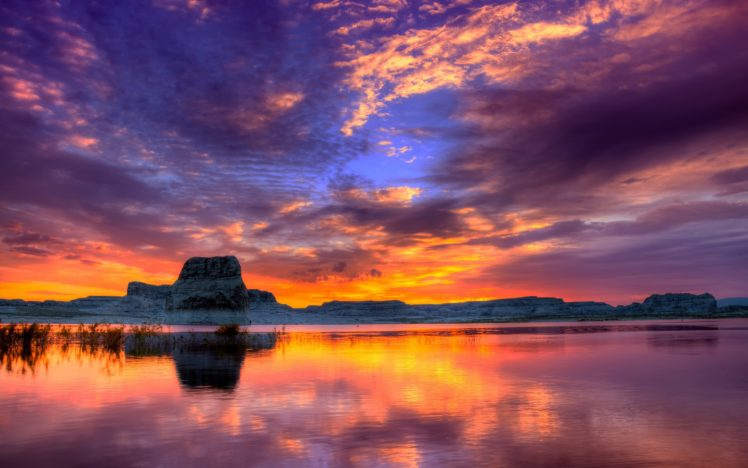 sunset, Landscapes, Nature, Hdr, Photography HD Wallpaper Desktop Background