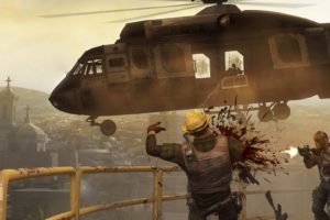 army, Of, Two, Devils, Cartel, Screenshot, Battle, Warrior, Blood, Helicopter