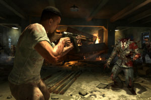 call, Of, Duty, Black, Ops, 2, Uprising, Warrior, Soldier, Weapon, Gun, Blood, Dark, Zombie, F