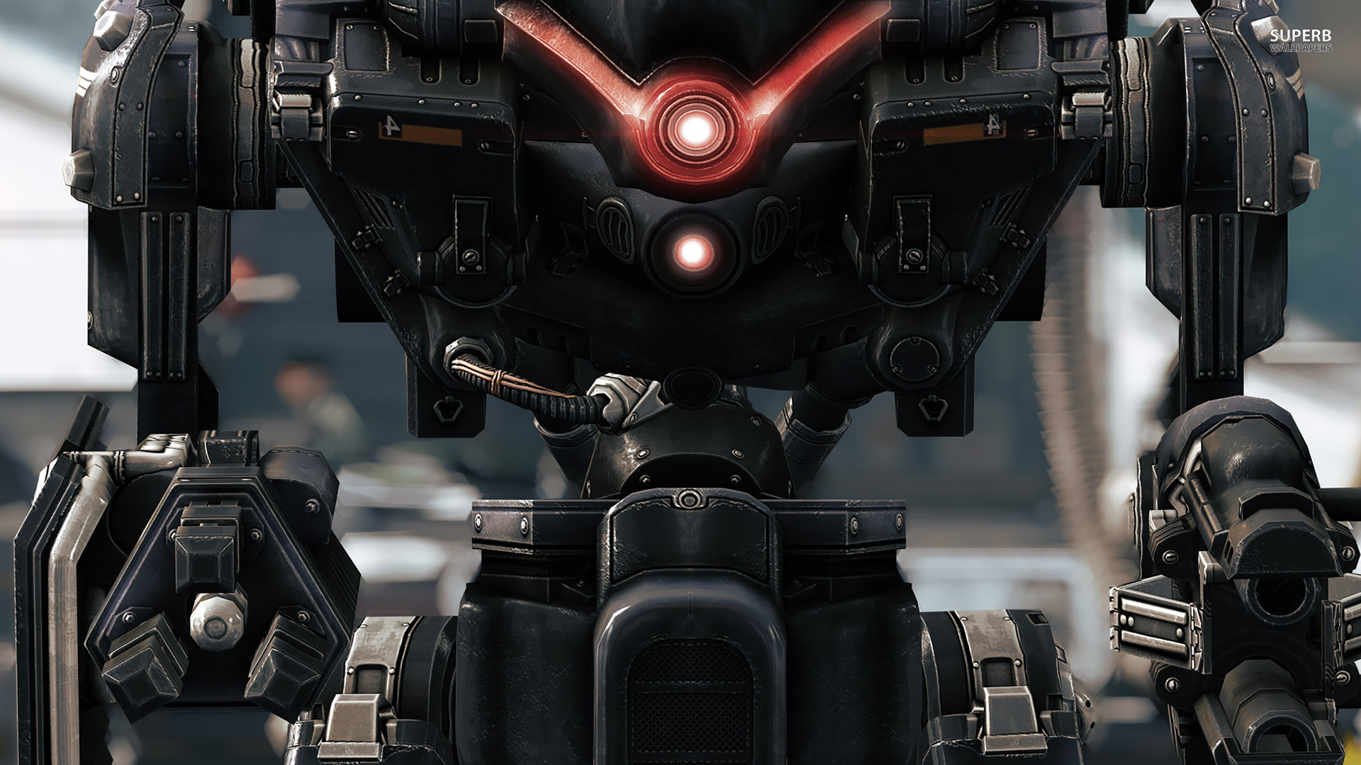 wolfenstein, Warrior, Sci fi, Armor, Robot, Mecha, Gw Wallpaper