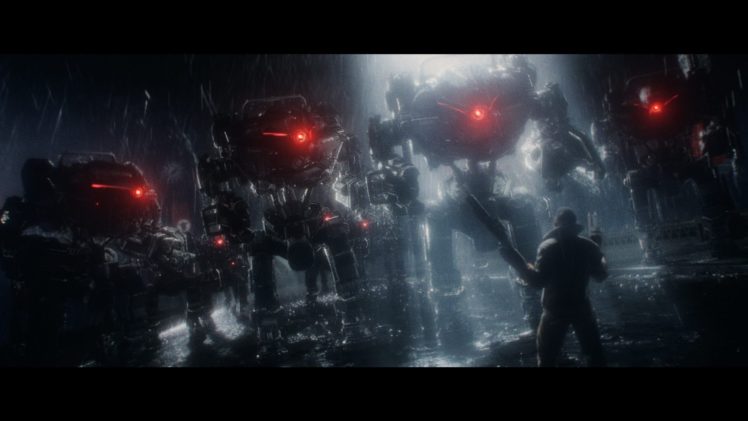 wolfenstein, Warrior, Sci fi, Armor, Robot, Mecha, Battle HD Wallpaper Desktop Background