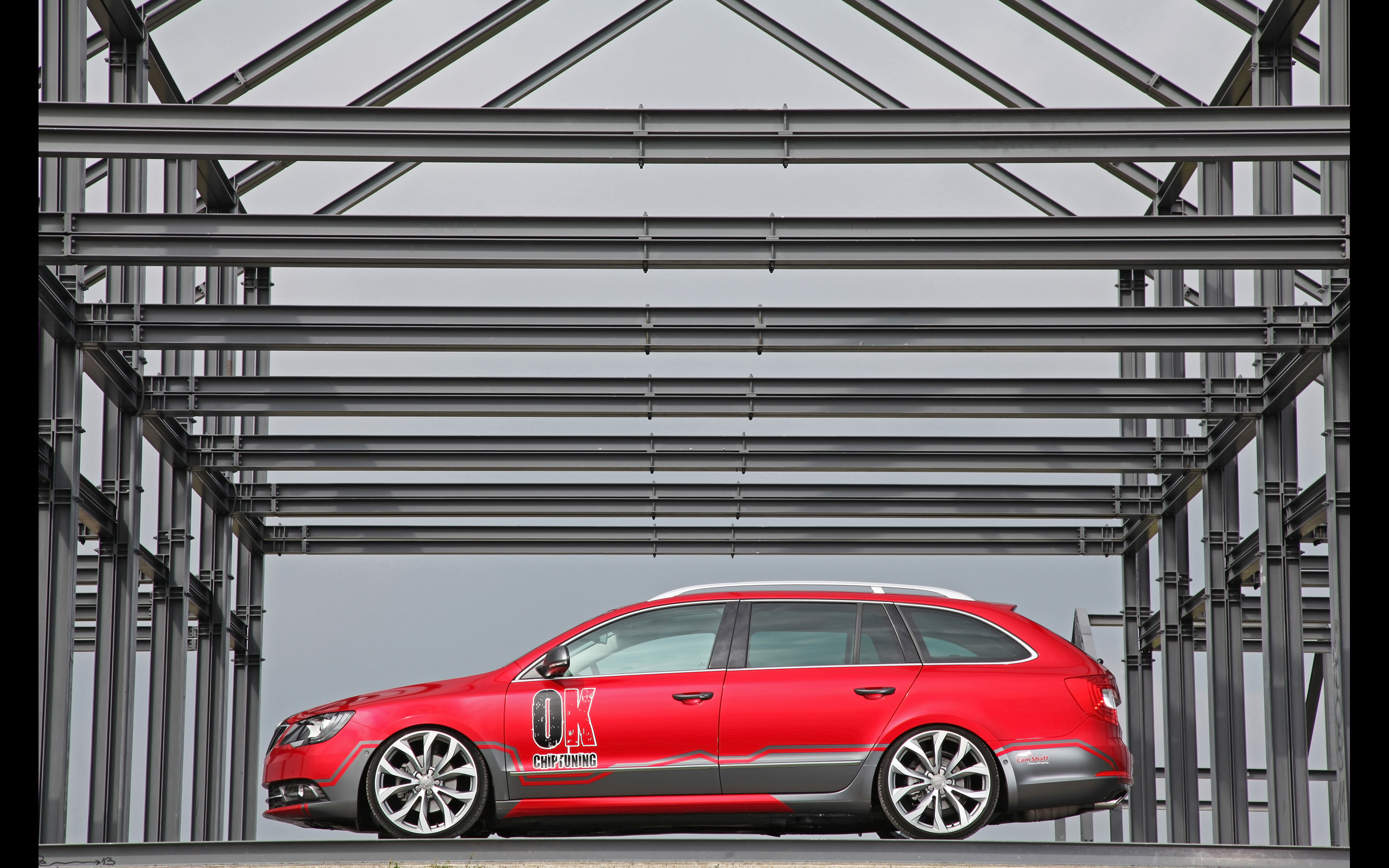 2013, Ok chiptuning, Skoda, Superb, Tuning, Stationwagon Wallpaper