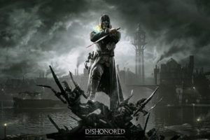 dishonored, Warrior, Fantasy, Dark, Skull