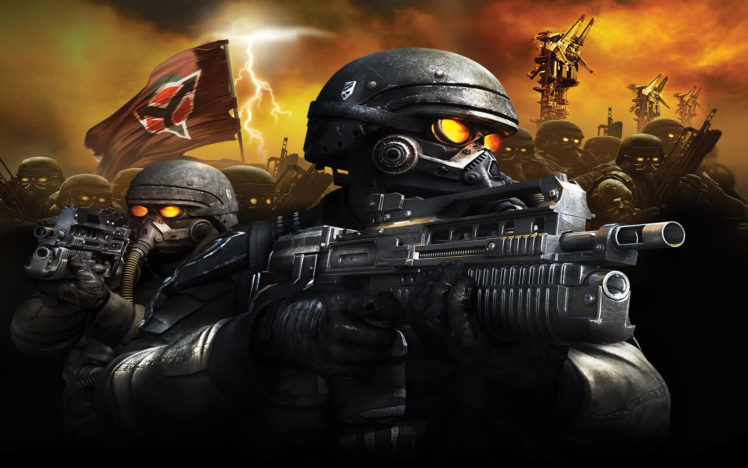 killzone, Warrior, Soldier, Sci fi, Weapon, Gun, Gas, Mask HD Wallpaper Desktop Background