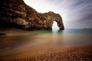 ocean, Shore, Durdle, Door, Limestone, Arch, Dorset, England