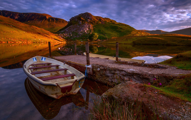 great, Britain, Lake, Marina, Boats, Landscape HD Wallpaper Desktop Background