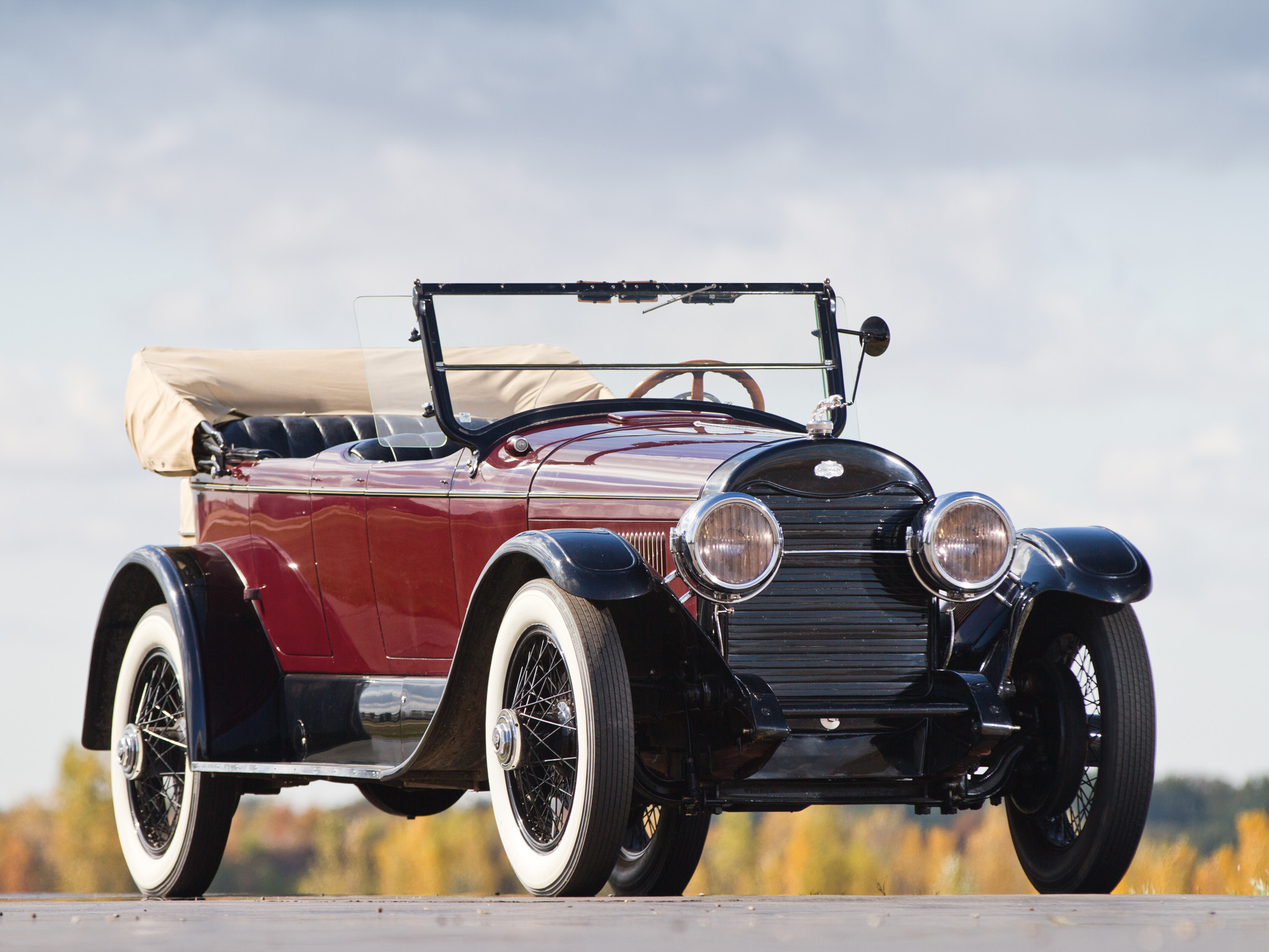 1923, Lincoln, Model l, Sport, Phaeton, By, Brunn, Convertible, Retro Wallpaper