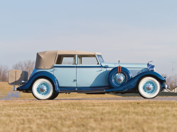 1933, Lincoln, Model kb, Custom, Convertible, Sedan, By, Dietrich, 261, Retro, Luxury HD Wallpaper Desktop Background