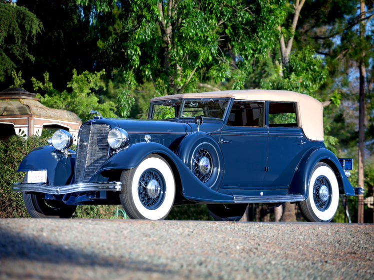 1934, Lincoln, Model kb, Convertible, Sedan, By, Dietrich, Retro, Luxury HD Wallpaper Desktop Background