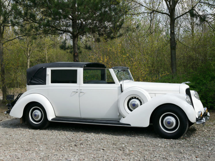 1937, Lincoln, Model k, Semi collapsible, Town, Car, By, Brunn, Retro, Luxury HD Wallpaper Desktop Background