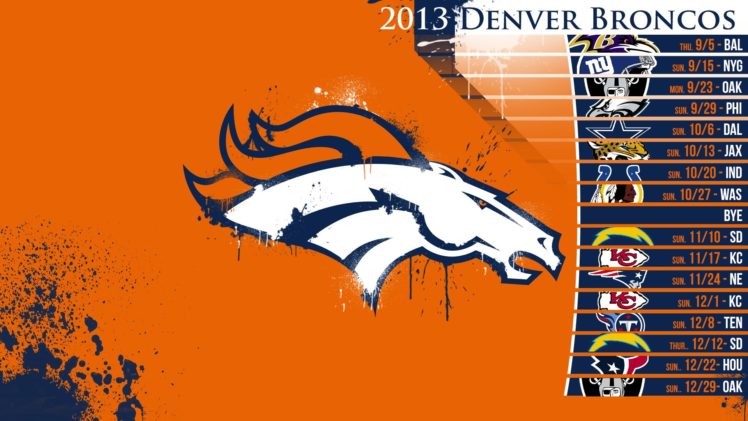 denver, Broncos, Nfl, Football, Rb HD Wallpaper Desktop Background