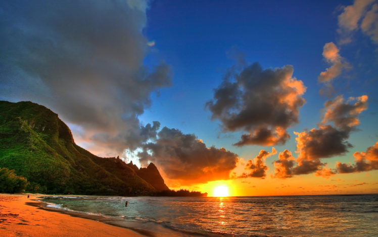 great, Beach, On, Kauai HD Wallpaper Desktop Background