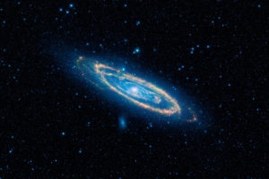 infrared, View, Of, Andromeda, Galaxy