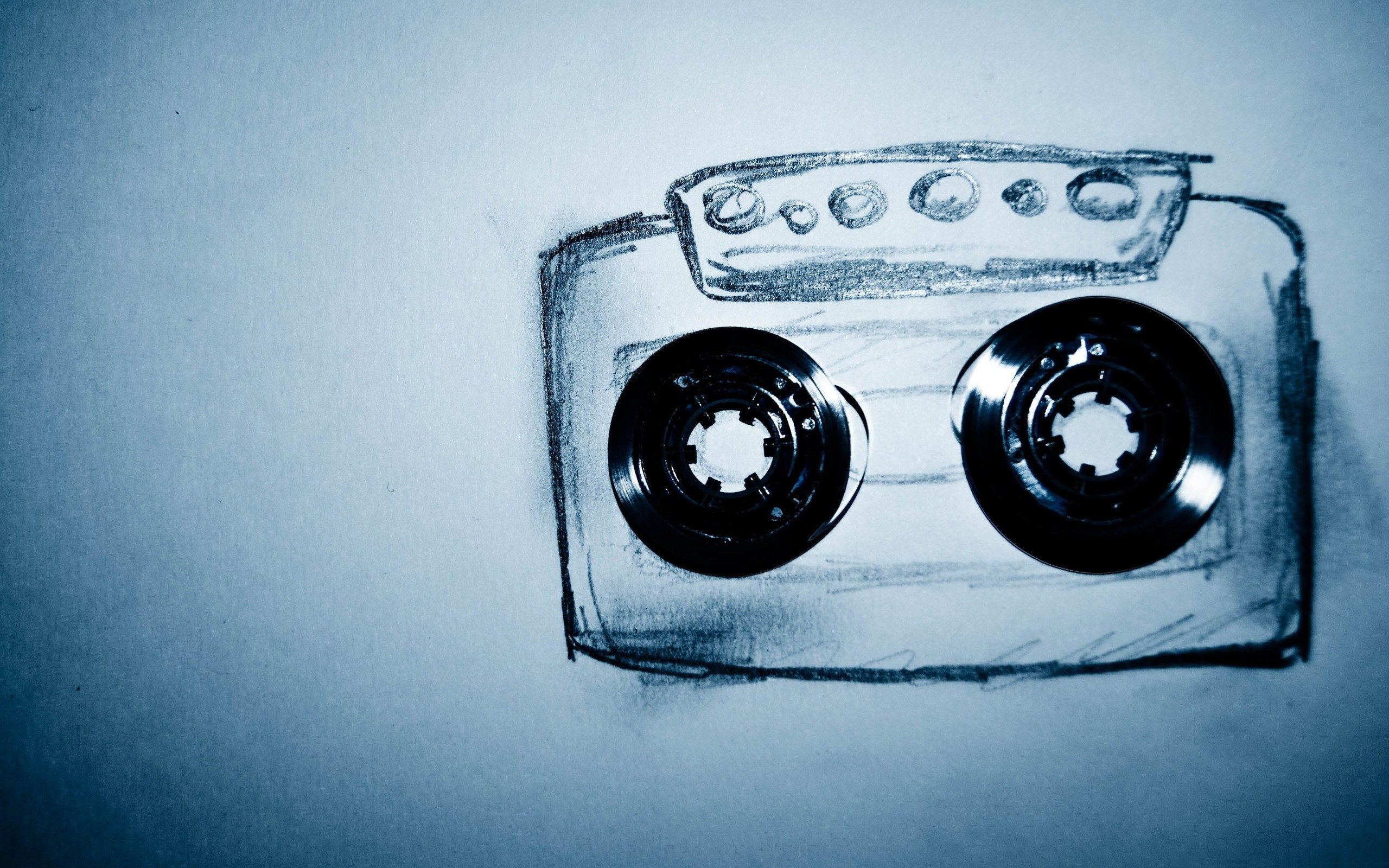 cassette, Tape, Drawing Wallpaper