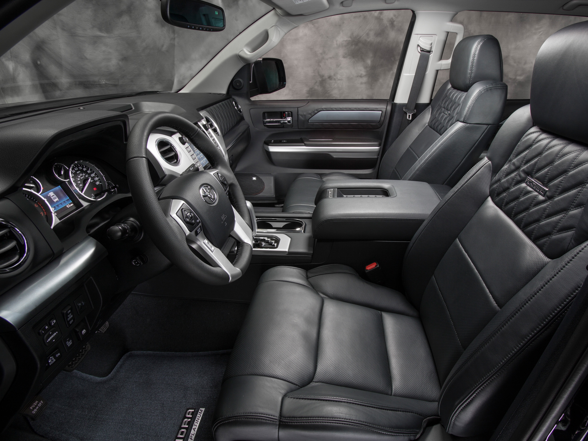 2014, Toyota, Tundra, Crewmax, Platinum, Package, Pickup, Interior Wallpaper