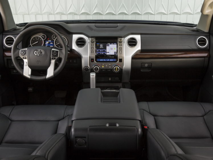 2014, Toyota, Tundra, Double, Cab, Limited, Pickup, Interior HD Wallpaper Desktop Background
