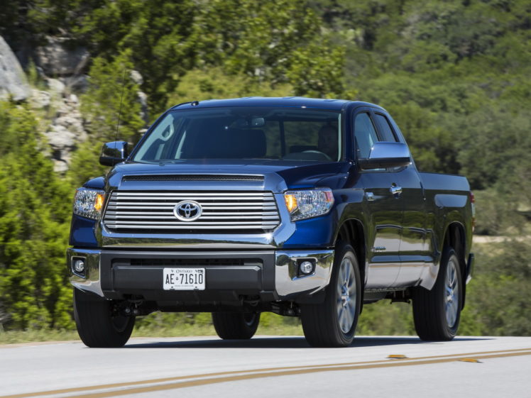 2014, Toyota, Tundra, Double, Cab, Limited, Pickup HD Wallpaper Desktop Background