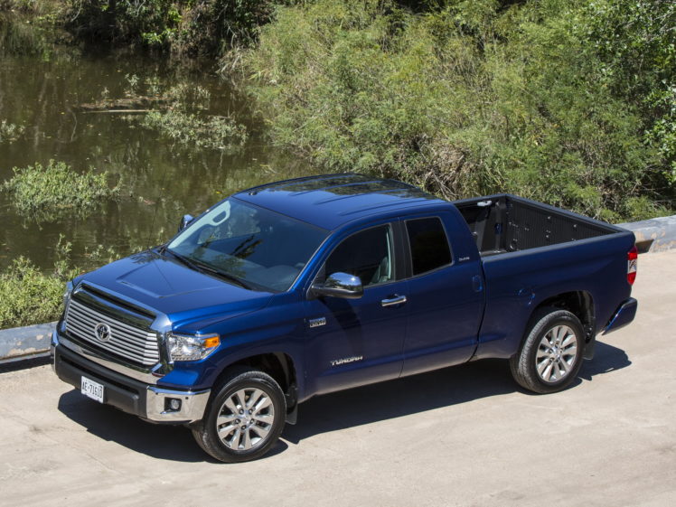 2014, Toyota, Tundra, Double, Cab, Limited, Pickup HD Wallpaper Desktop Background