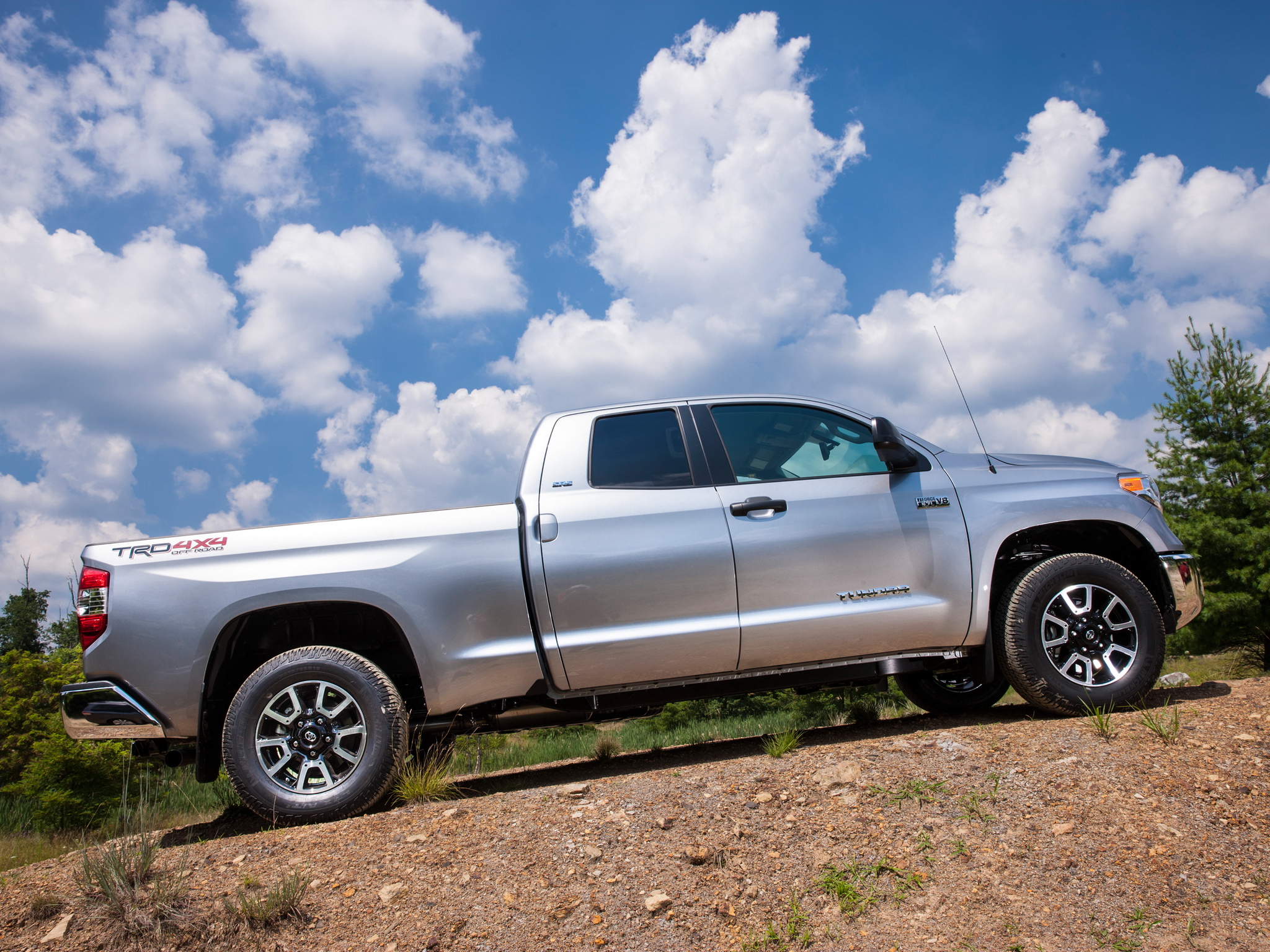 2014, Trd, Toyota, Tundra, Double, Cab, Sr5, Pickup, 4x4 Wallpaper