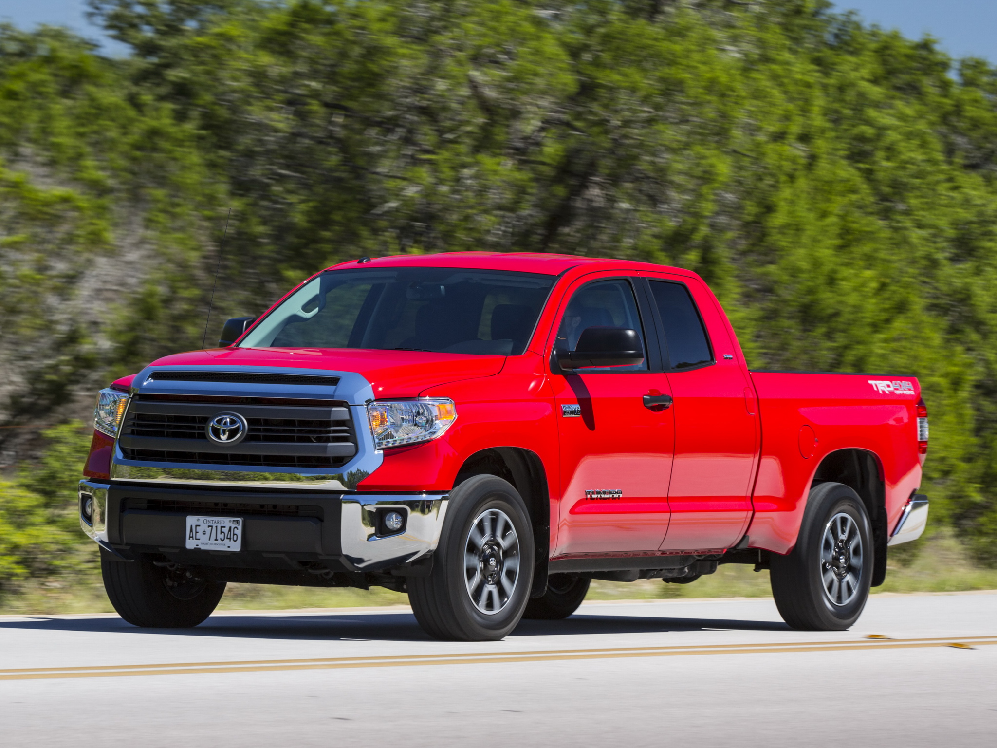 2014, Trd, Toyota, Tundra, Double, Cab, Sr5, Pickup, 4x4 Wallpaper