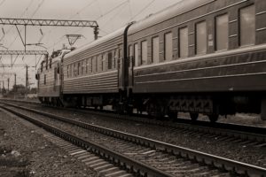 trains, Railroad, Tracks, Monochrome, Vehicles