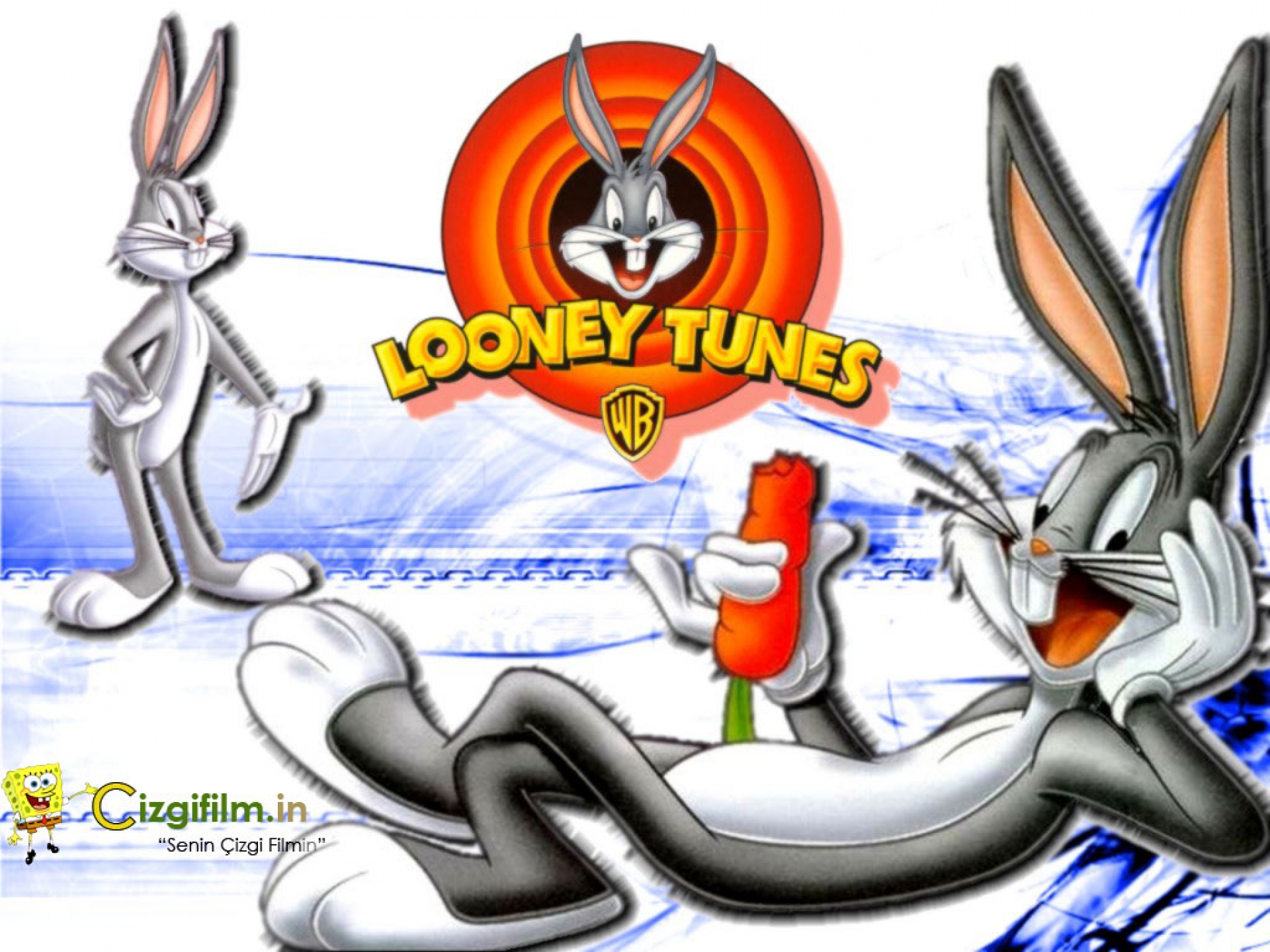 bugs, Bunny, Looney, Tunes, Gr Wallpaper
