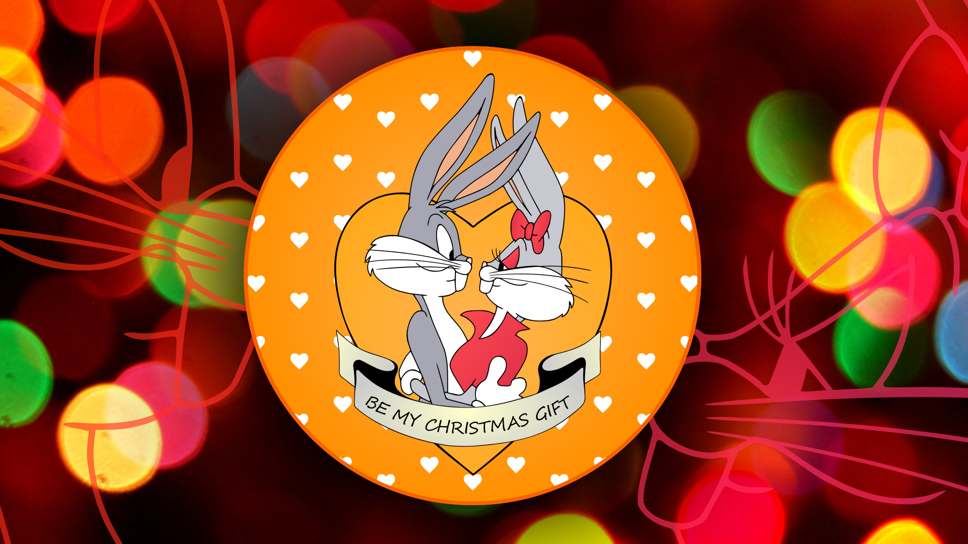 bugs, Bunny, Looney, Tunes, Christmas, Gn Wallpaper