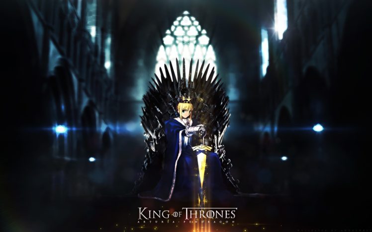 blondes, Fatestay, Night, King, Game, Of, Thrones, Anime, Girls, Fate, Series, Thrones HD Wallpaper Desktop Background